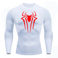 Men's Long Sleeve Compression Shirt - Breathable Casual Athletic Top
