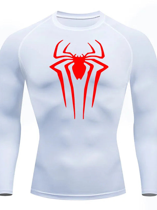 Men's Long Sleeve Compression Shirt - Breathable Casual Athletic Top