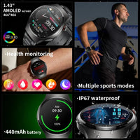 LIGE Smart Watch with ECG PPG Heart Monitor - Advanced Health Tracking Smartwatch