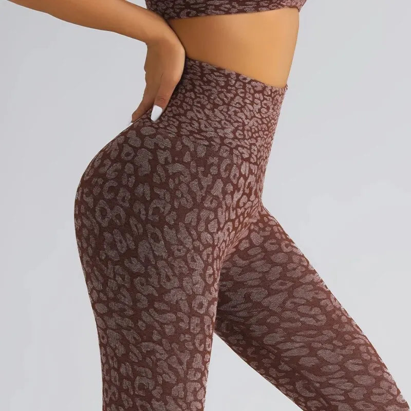 Leopard Seamless Yoga Leggings
