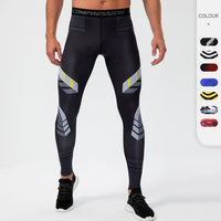 Men's Quick-Dry Fitness Sport Tights - Full-Length Running Jogging Leggings