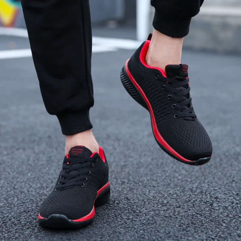 Knit Mesh Running Sneakers