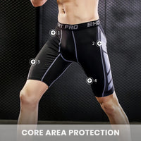 Unisex Calisthenics CrossFit Compression Shorts - Quick Dry Training Tights