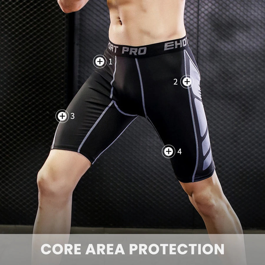 Quick-Dry CrossFit Compression Shorts