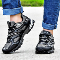 Men's Big Size Running Shoes - Free Flexible Air Mesh Sneakers