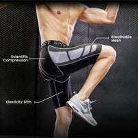 Unisex Calisthenics CrossFit Compression Shorts - Quick Dry Training Tights