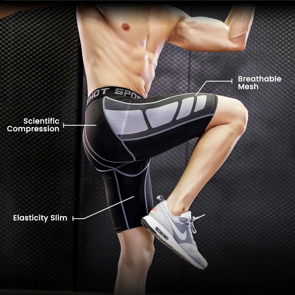 Quick-Dry CrossFit Compression Shorts