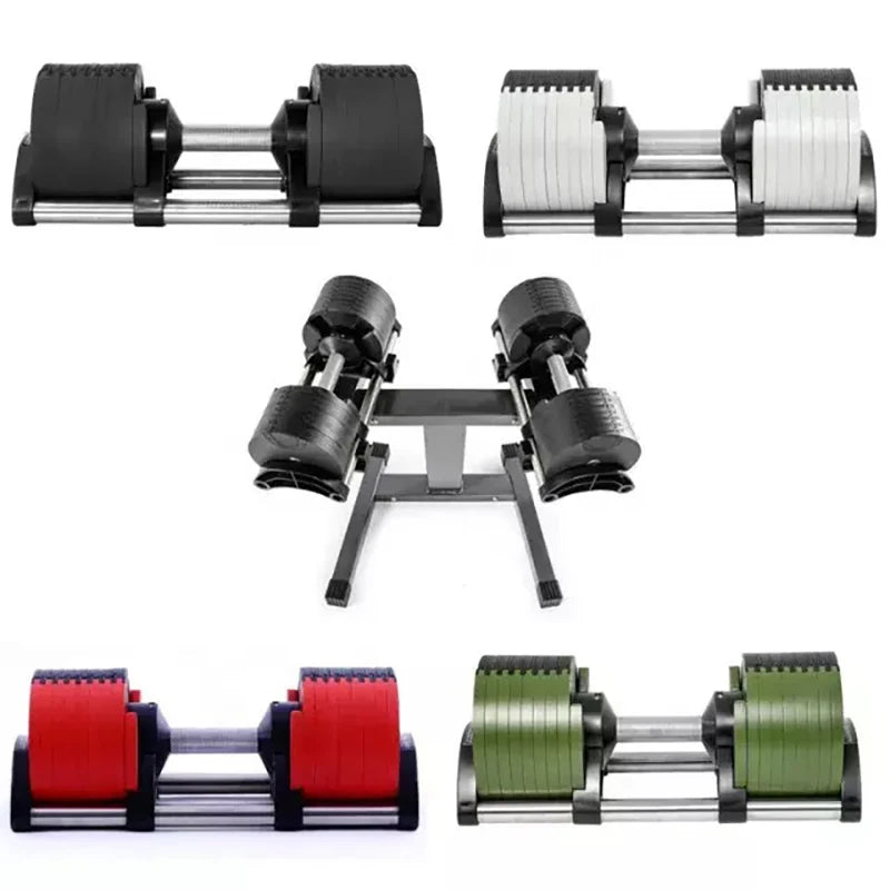 Adjustable Multi-Weight Dumbbell Set