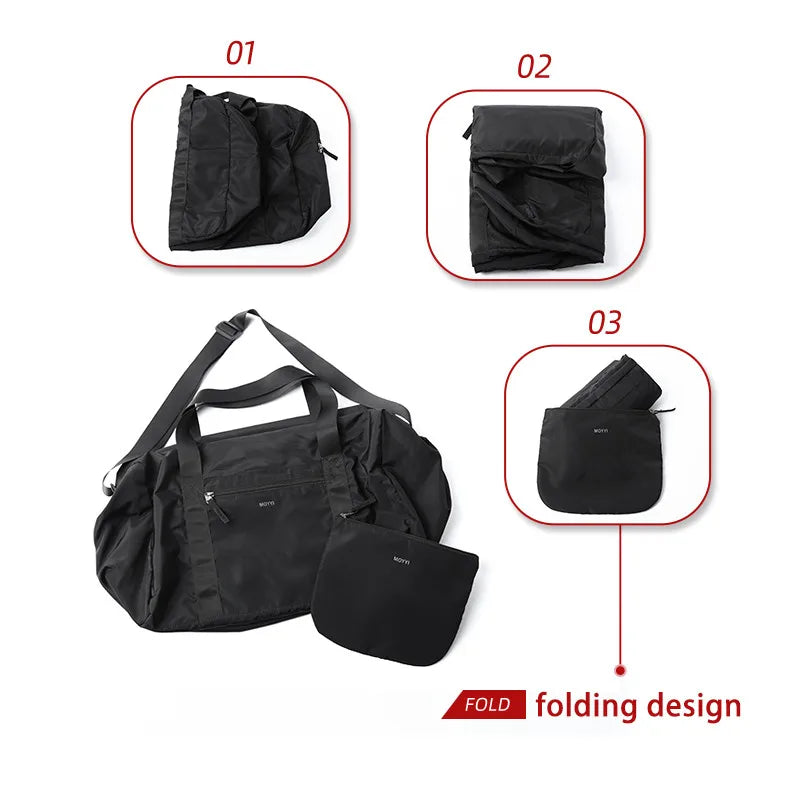 Expandable Denim Training Duffle