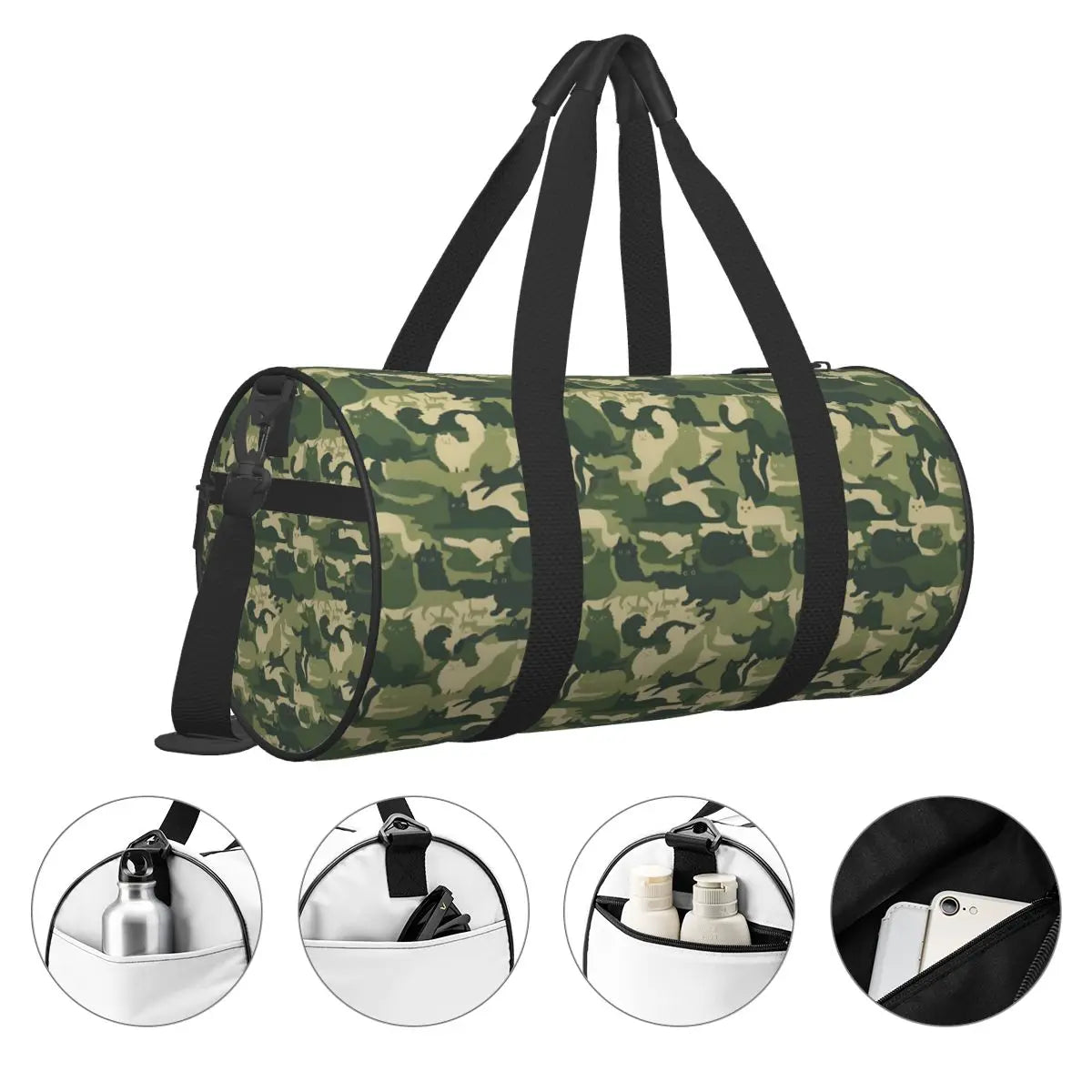 Tactical Camo Fitness Duffle