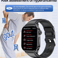 Blood Pressure Monitoring Bluetooth Smart Watch - Fitness Tracker with Health Metrics