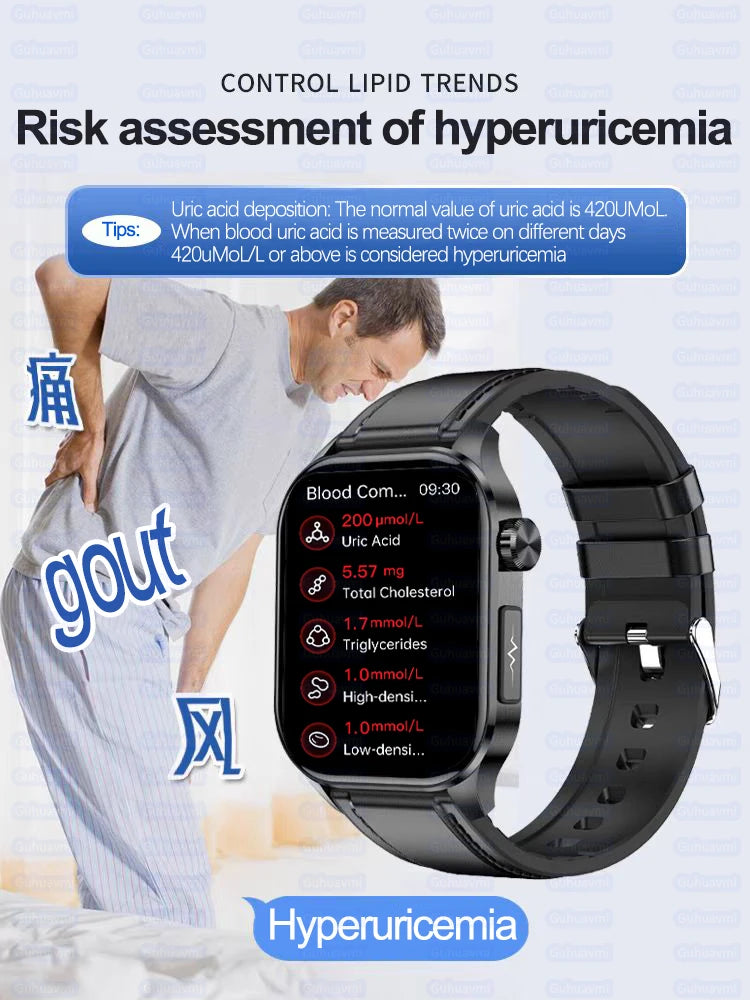 Bluetooth Blood Pressure Fitness Watch