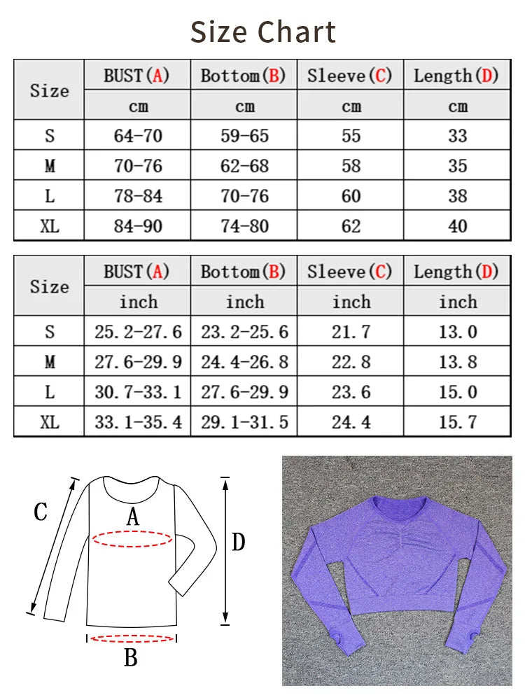 Seamless Thumbhole Compression Top