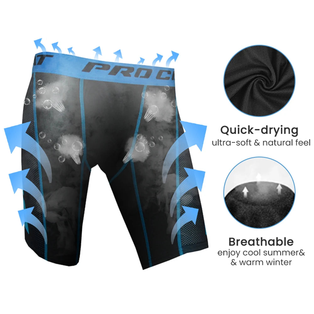 Quick-Dry CrossFit Compression Shorts