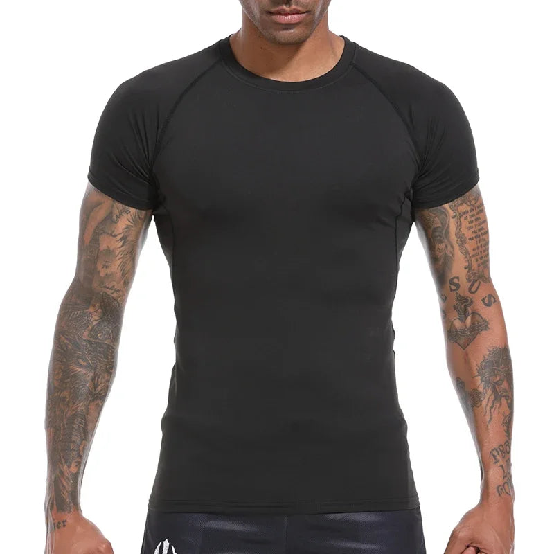 Quick-Dry Running Compression Shirt