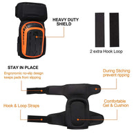 Heavy-Duty EVA Foam Knee Pads - Professional Work Protection
