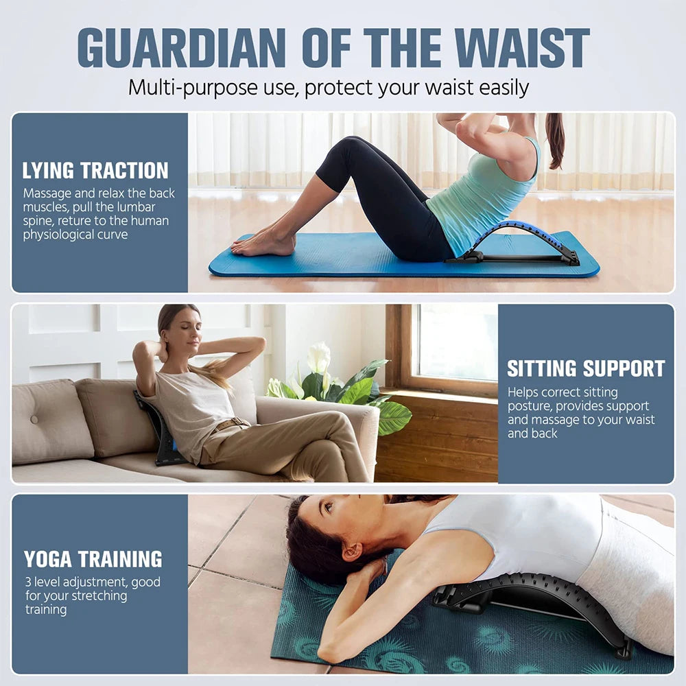 Adjustable Magnetic Back Stretcher
