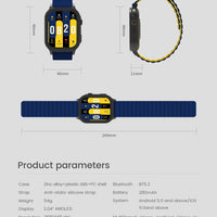 Kieslect Ks Pro Smartwatch - Advanced Fitness Tracker with Heart Rate Monitor & Sleep Tracking