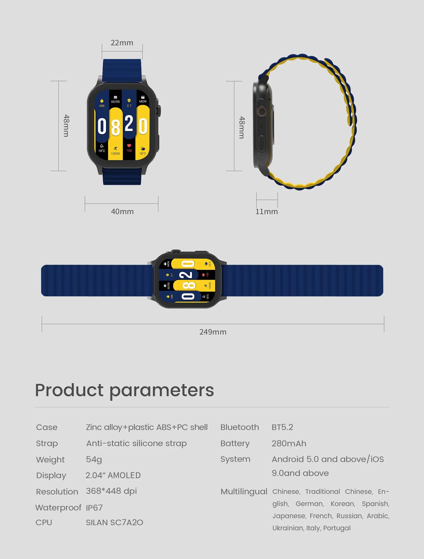 Kieslect KS Pro Fitness Smartwatch