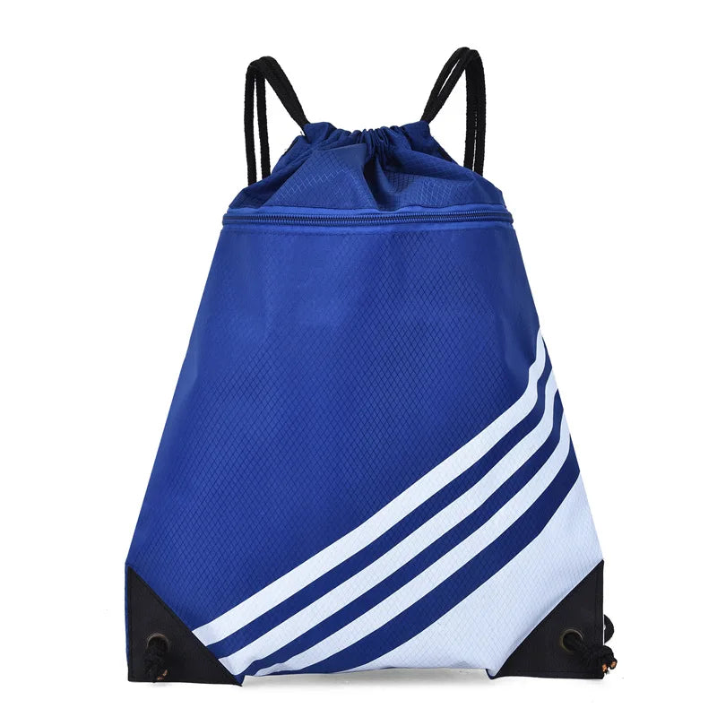 Versatile Polyester Drawstring Backpack - Multi-Sport Sackpack