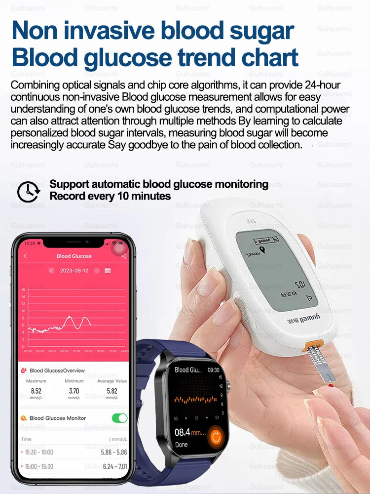 Bluetooth Blood Pressure Fitness Watch