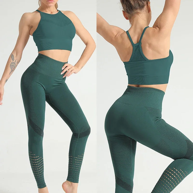 High-Waist Push-Up Compression Tights
