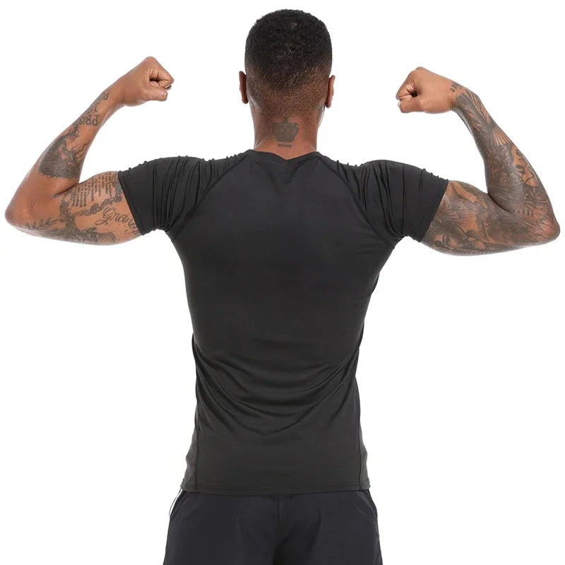 Quick-Dry Running Compression Shirt