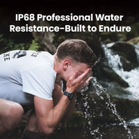 Solar Plus RT3 Smart Watch - Multi-Function Fitness Tracker with Heart Rate Monitor