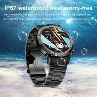 Outdoor Smart Watch for Men with Flashlight - Multi-Function Fitness & Communication Watch
