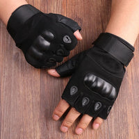 Half Finger Tactical Sports Gloves - Breathable Nylon Training Gloves for Outdoor Activities