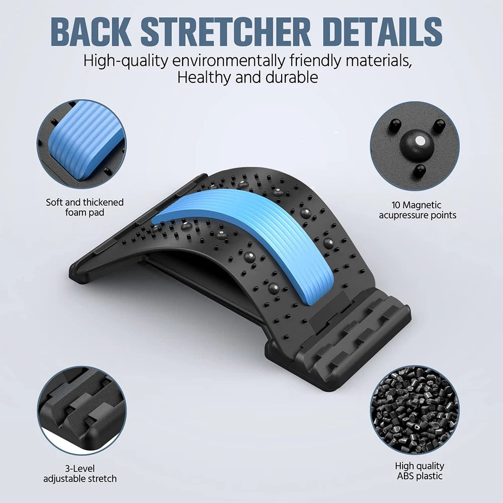 Adjustable Magnetic Back Stretcher