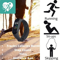 Bluetooth Waterproof Smart Watch - Multi-Function Fitness Tracker with Heart Rate Monitor