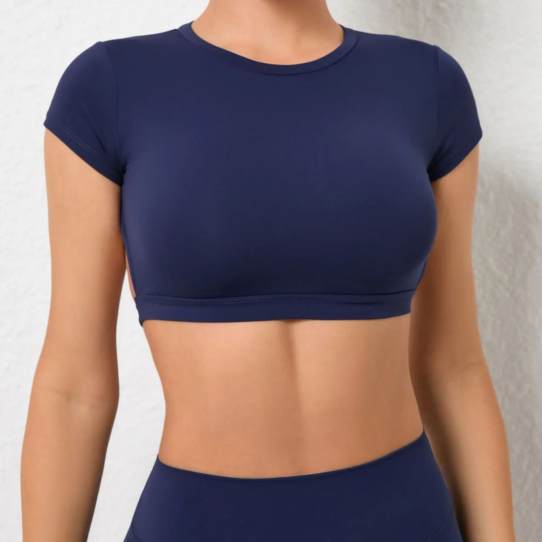 Open-Back Quick-Dry Workout Top