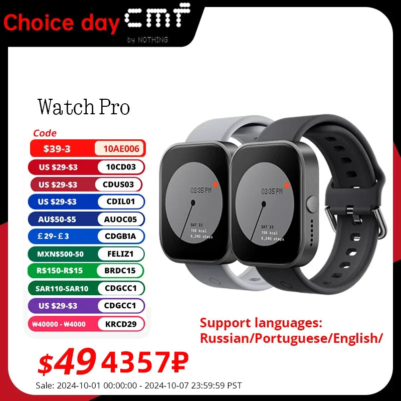 AMOLED GPS Bluetooth Smartwatch