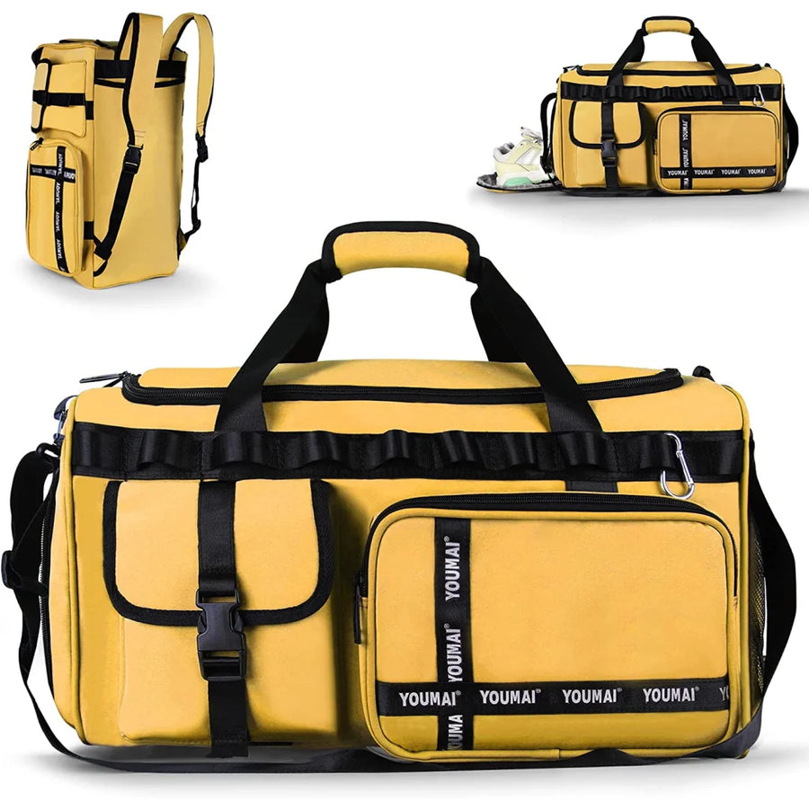 Convertible Two-Style Gym Duffle