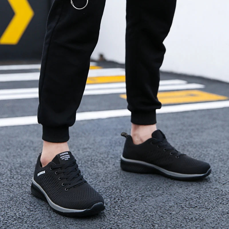 Knit Mesh Running Sneakers