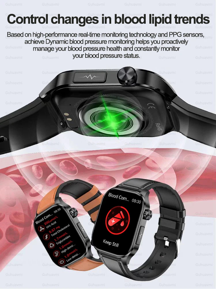 Bluetooth Blood Pressure Fitness Watch
