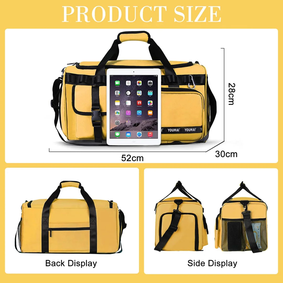 Convertible Two-Style Gym Duffle