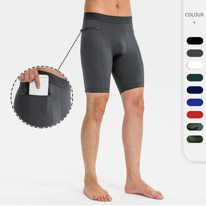 Pocketed Two-Layer Training Shorts