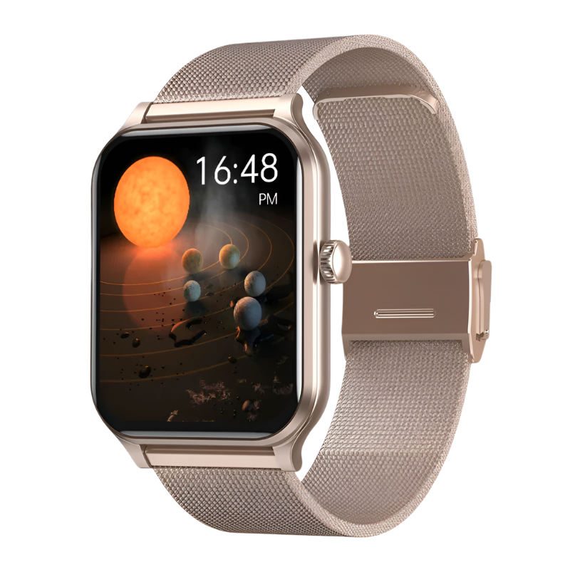 IP68 Waterproof Smart Watch for Women - Multi-Function Fitness Tracker with Heart Rate Monitor