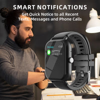 Steel Band Smart Watch with Fitness Tracker - Multi-Dial Activity Monitor