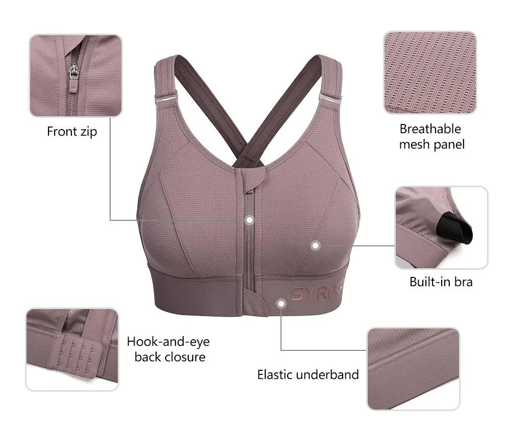 Adjustable Padded Racerback Bra