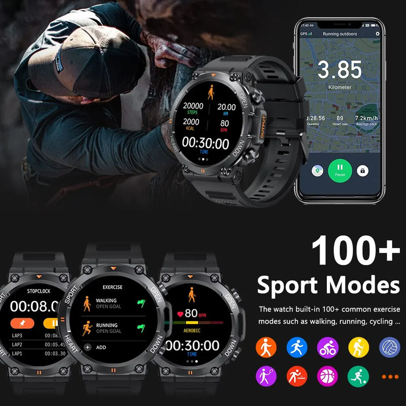 Fitness Tracker Heart Monitor Smartwatch