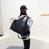 Casual Nylon Multifunction Gym Bag - 43x30x25cm Travel Duffle