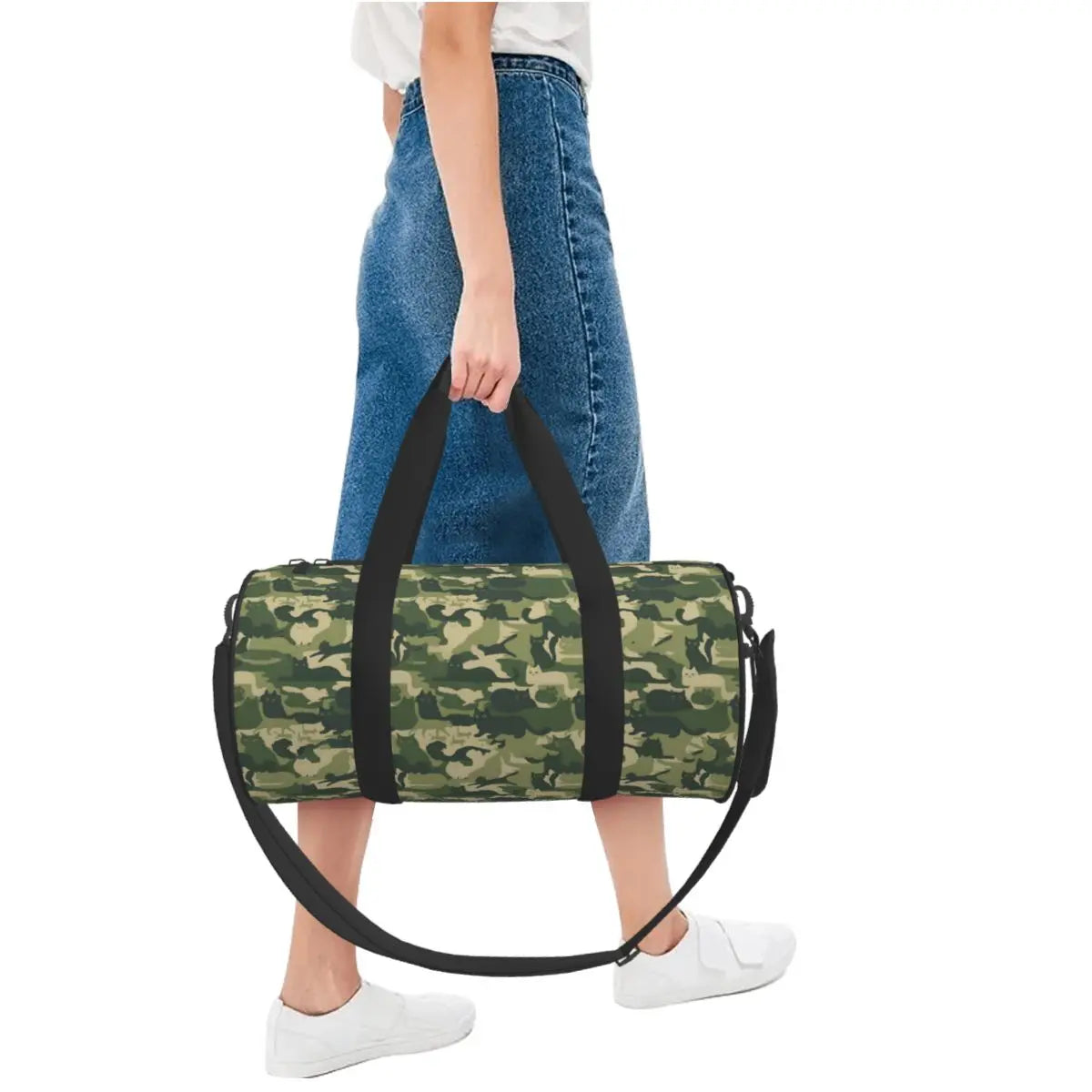 Tactical Camo Fitness Duffle