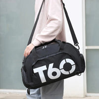 Premium Waterproof Nylon Gym Bag - Fitness Training Duffle