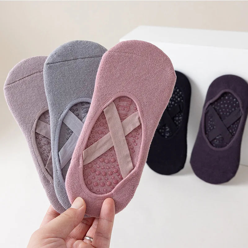 Anti Slip Yoga Grip Socks