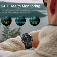 Fitness Tracker Heart Rate Monitor Smartwatch - Multi-Function Activity & Sleep Tracker