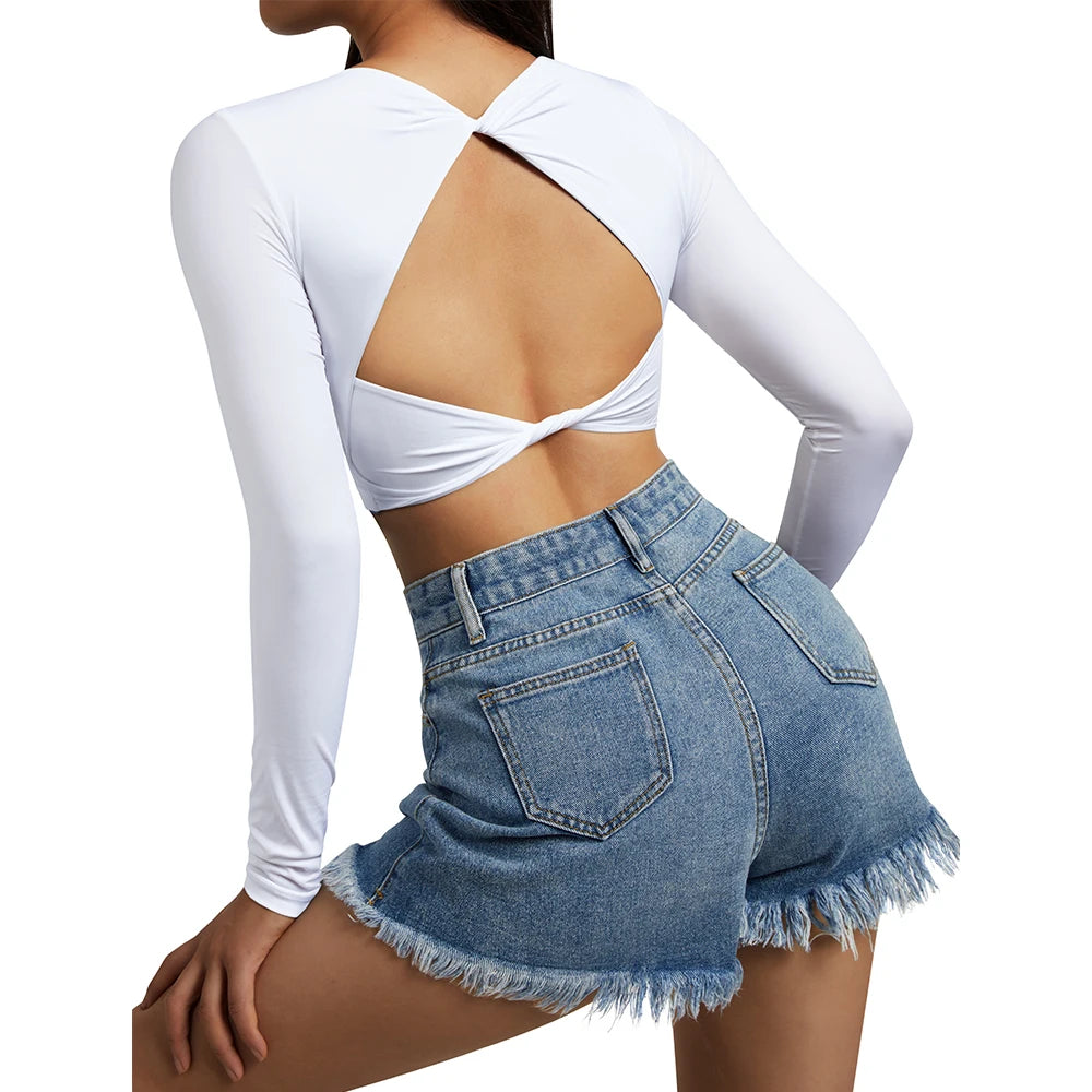 Backless Quick-Dry Workout Top