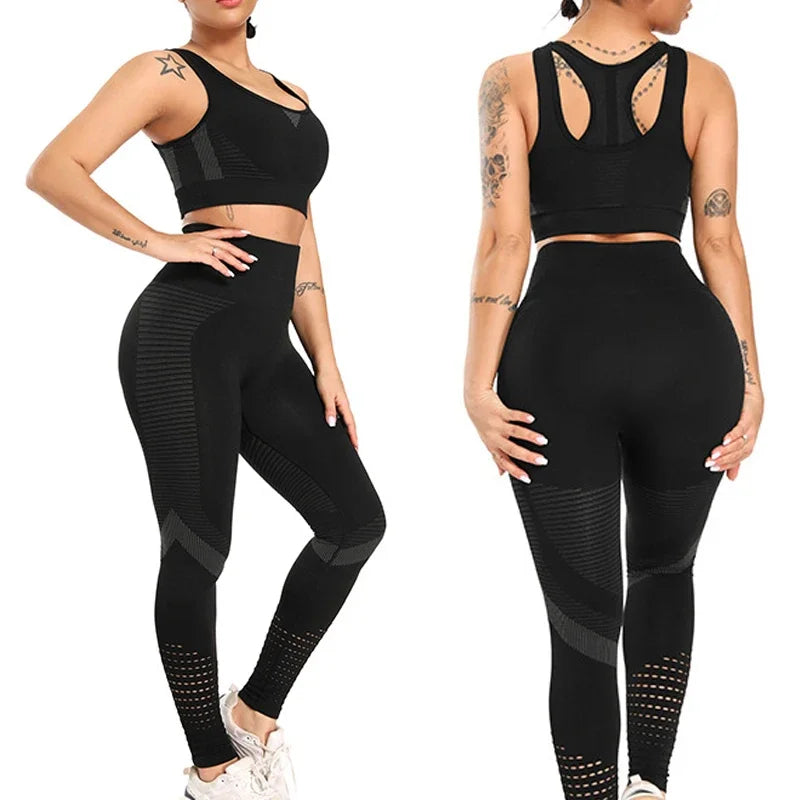 High-Waist Push-Up Compression Tights